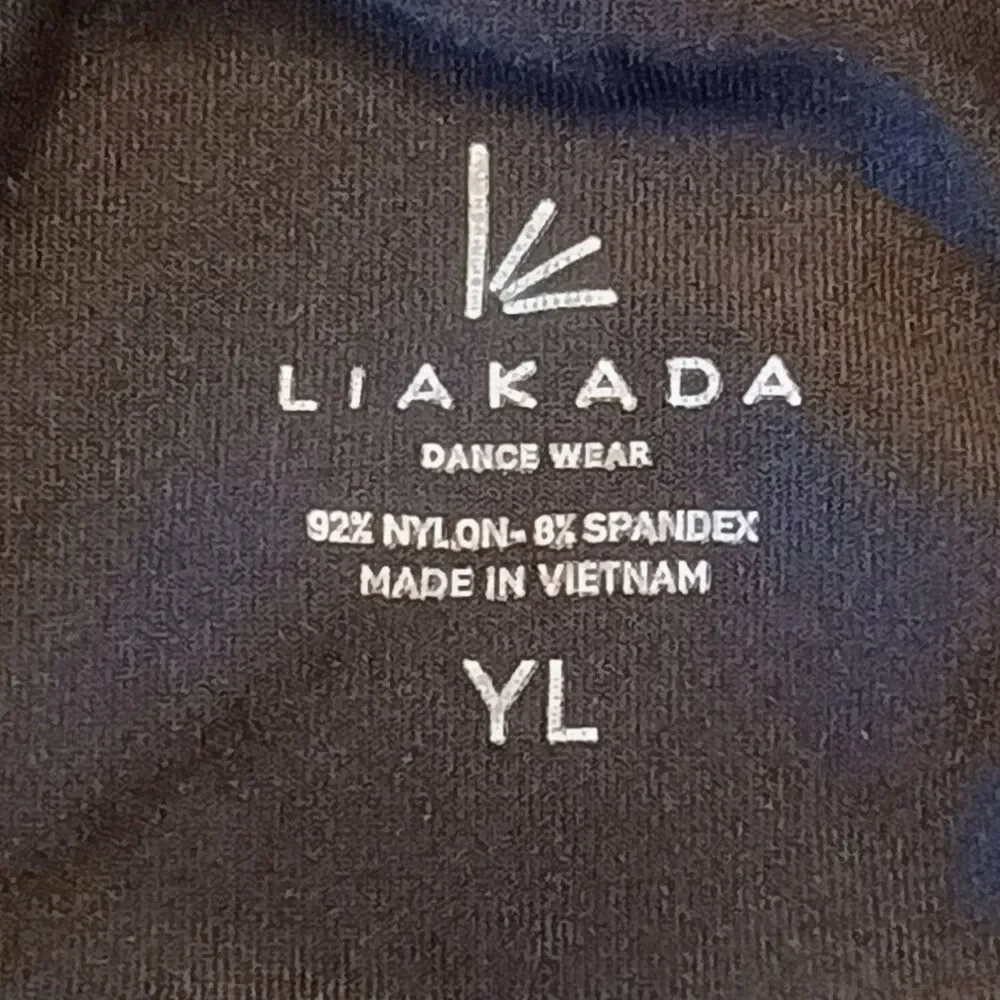 LiaKada Dance It Out Performance Tank Top Youth Large Black